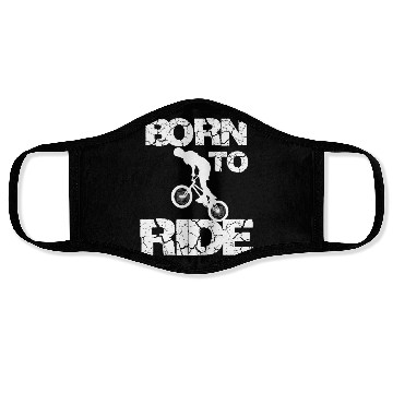 Discover born to ride born to ride bmx race bike Face Masks