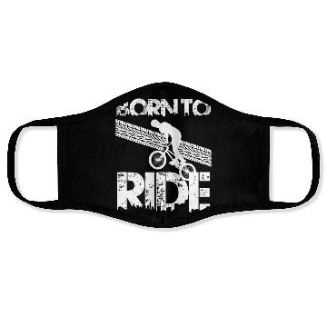 Discover born to ride born to ride bmx race bike Face Masks