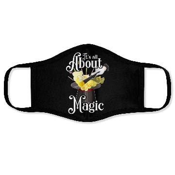 Discover Magic Saying Magic Magic Hat Face Masks