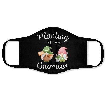 Discover Cute Gnomes Succulent Women Cactus Gnome Face Masks