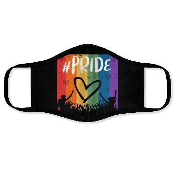 Discover LGBTQIA+ #Pride Rainbow Face Masks