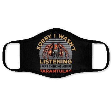 Discover I Was Thinking About Tarantulas Spider Whisperer Face Masks