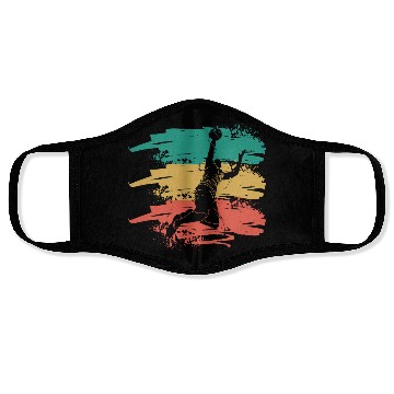 Discover retro basketball Face Masks