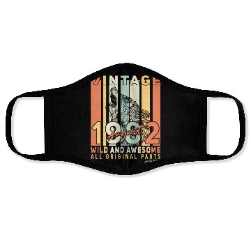 Discover 40th Anniversary Of August 1982 Face Masks