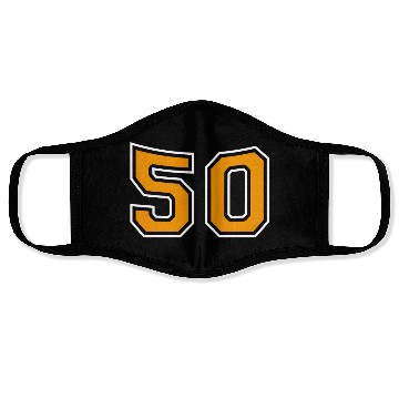 Discover Number 50 Orange Face Masks