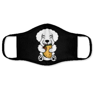 Discover Bichon Frise Taco Lover Face Masks