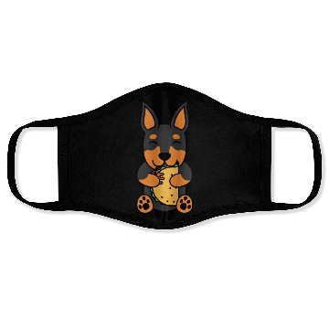 Discover Doberman Taco Lover Face Masks
