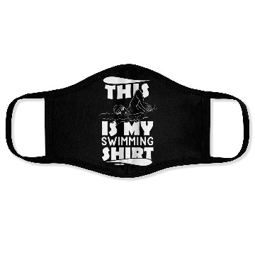 Discover Swimming lifeguard swimming course outdoor pool gi Face Masks