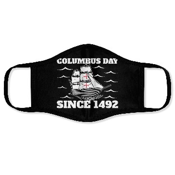 Discover Columbus Day Italian Pride Face Masks