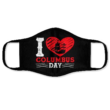 Discover Columbus Day Italian Pride Face Masks