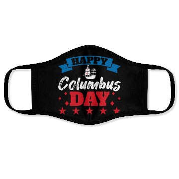 Discover Columbus Day Italian Pride Face Masks