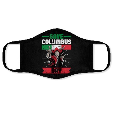 Discover Columbus Day Italian Pride Face Masks