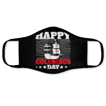 Discover Columbus Day Italian Pride Face Masks
