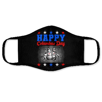 Discover Columbus Day Italian Pride Face Masks