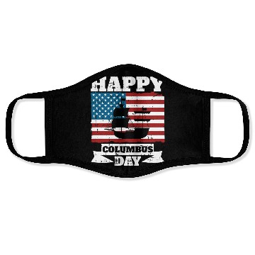Discover Columbus Day Italian Pride Face Masks