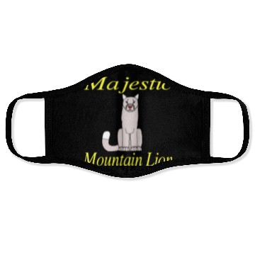 Discover Majestic Mountain Lion DK Face Masks