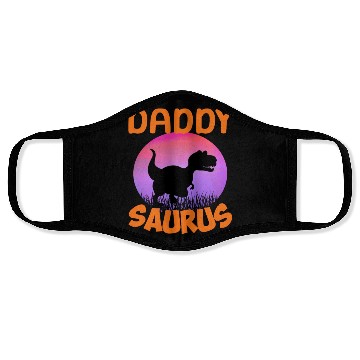 Discover Daddysaurus Papasaurus Face Masks