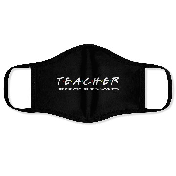 Discover Third Grade Teacher Team Funny Elementary Teaching Face Masks