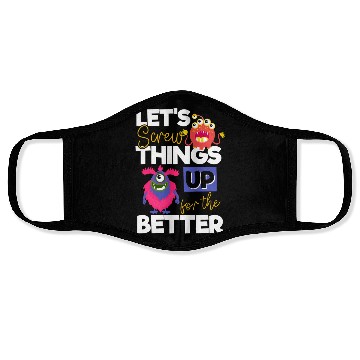 Discover Monster Comic Little Sister Face Masks