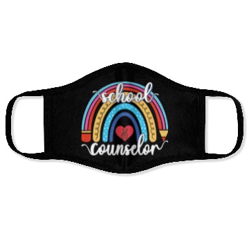 Discover School Counselor, School Guidance Appreciation Face Masks