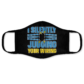 Discover Electrician Electrical Engineer Lineman Face Masks