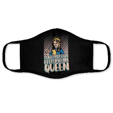 Discover Electrician Electrical Engineer Lineman Face Masks