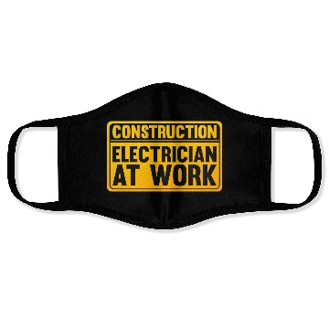 Discover Electrician Electrical Engineer Lineman Face Masks