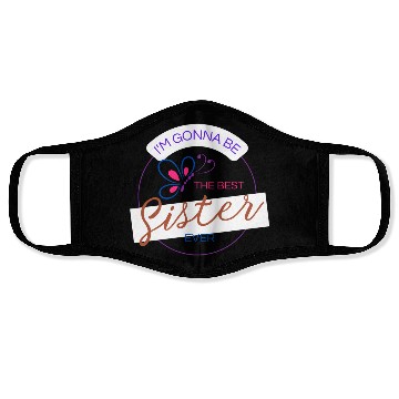 Discover Modern Cool Trendy Big Sister Brother Face Masks