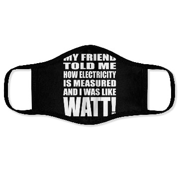 Discover Electrician Electrical Engineer Lineman Face Masks