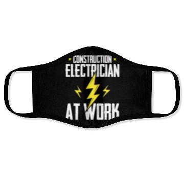 Discover Electrician Electrical Engineer Lineman Face Masks