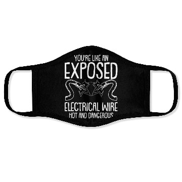 Discover Electrician Electrical Engineer Lineman Face Masks