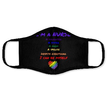 Discover Rainbow Nurse Face Masks