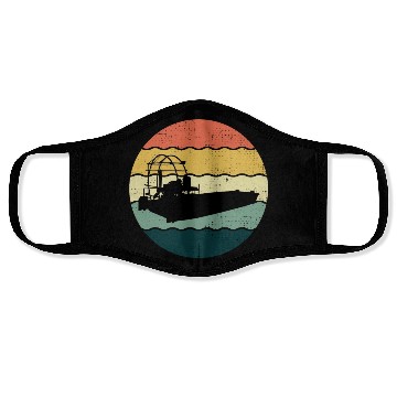 Discover Airboat Fanboat Airboating Planeboat Swamp boat Face Masks
