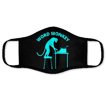 Discover Word Monkey Face Masks