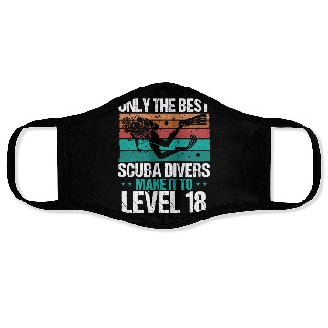 Discover 18 Scuba Diving Level 18 Year Diver Snorkeling Face Masks