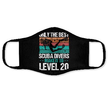 Discover 20 Scuba Diving Level 20 Year Diver Snorkeling Face Masks