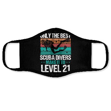 Discover 21 Scuba Diving Level 21 Year Diver Snorkeling Face Masks