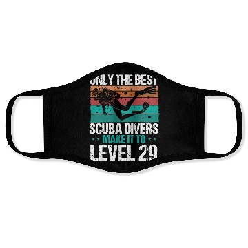 Discover 29 Scuba Diving Level 29 Year Diver Snorkeling Face Masks