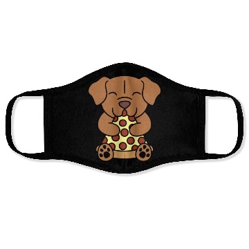 Discover Dogue De Bordeaux Pizza Lover Face Masks