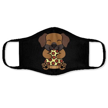 Discover Rhodesian Ridgeback Pizza Lover Face Masks
