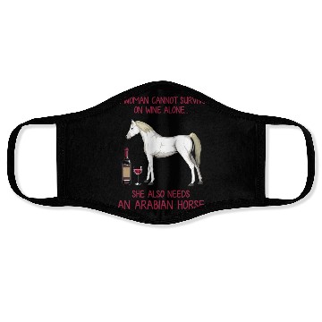 Discover Horse Lover Wine Lover Face Masks