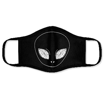 Discover Alien character face Face Masks