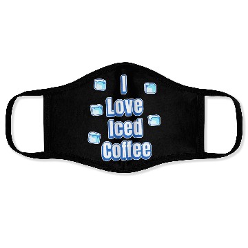 Discover I Love Iced Coffee Face Masks