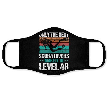 Discover 48 Scuba Diving Level 48 Year Diver Snorkeling Face Masks