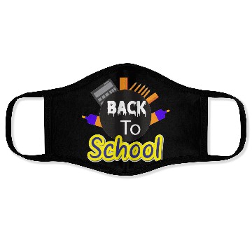 Discover education back to school elements Face Masks