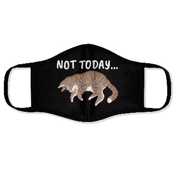 Discover Nope Lazy Cat Lover Face Masks