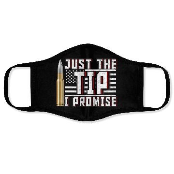 Discover USA American Flag 4th July Bullet Stars Stripes Face Masks