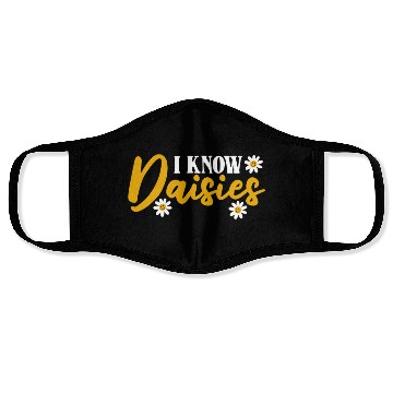 Discover Daisy Garden Gardening Gardener Face Masks