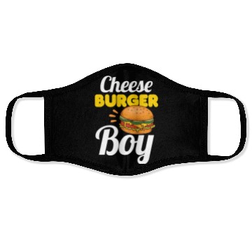 Discover Cheese Burger Boy Face Masks