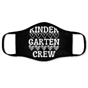 Discover Kindergarten Crew Kinder Squad Gift For Teachers Face Masks
